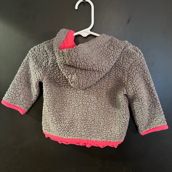 6 month Circo grey and pink fleece jacket. Great condition. Super comfy. - Picture 4 of 4